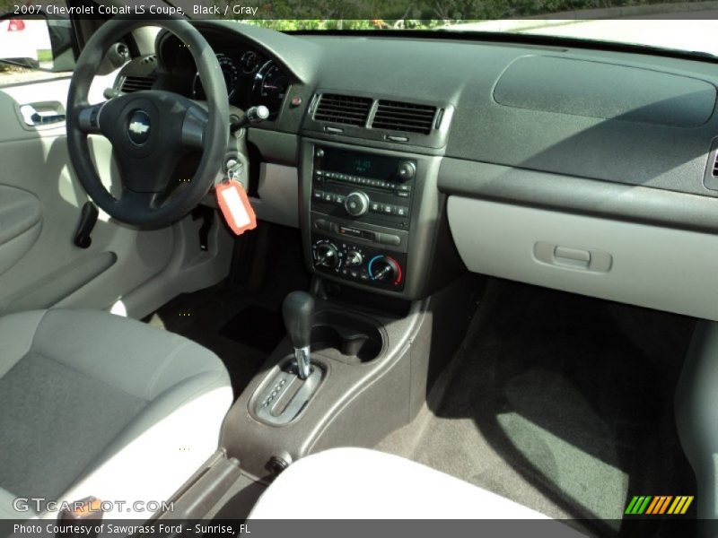 Black / Gray 2007 Chevrolet Cobalt LS Coupe