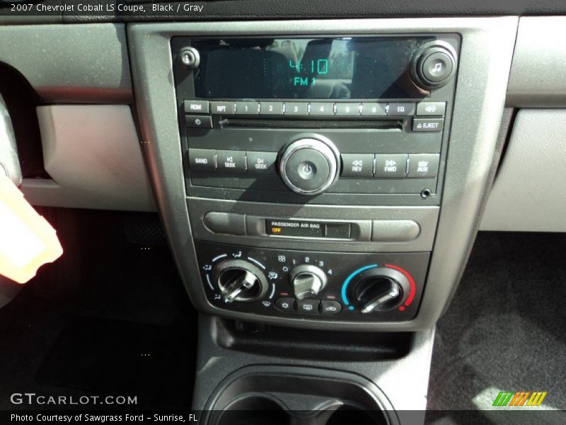 Black / Gray 2007 Chevrolet Cobalt LS Coupe