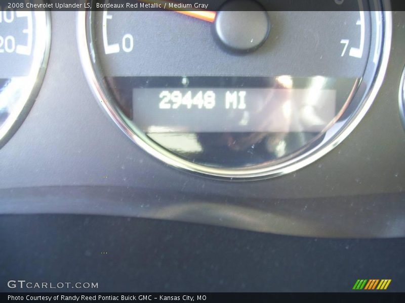 Bordeaux Red Metallic / Medium Gray 2008 Chevrolet Uplander LS