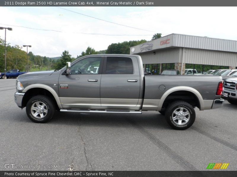Mineral Gray Metallic / Dark Slate 2011 Dodge Ram 2500 HD Laramie Crew Cab 4x4