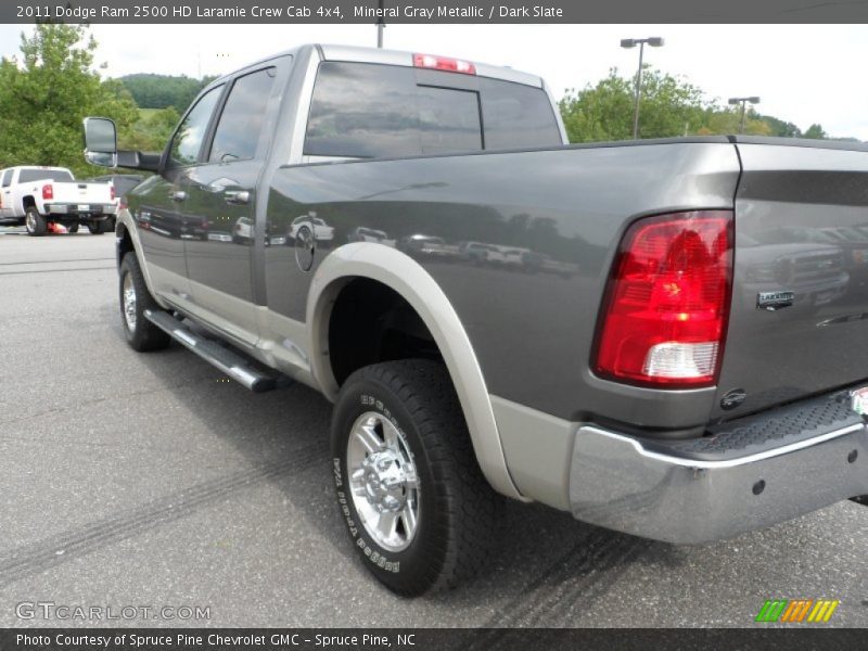 Mineral Gray Metallic / Dark Slate 2011 Dodge Ram 2500 HD Laramie Crew Cab 4x4