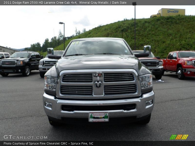Mineral Gray Metallic / Dark Slate 2011 Dodge Ram 2500 HD Laramie Crew Cab 4x4