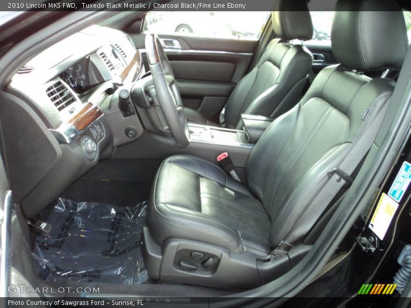 Tuxedo Black Metallic / Charcoal Black/Fine Line Ebony 2010 Lincoln MKS FWD