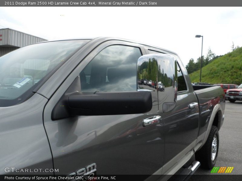 Mineral Gray Metallic / Dark Slate 2011 Dodge Ram 2500 HD Laramie Crew Cab 4x4