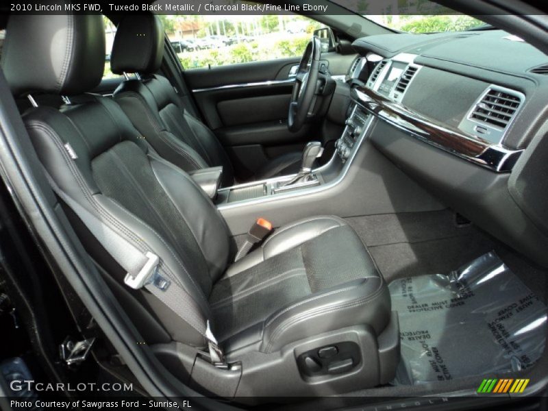 Tuxedo Black Metallic / Charcoal Black/Fine Line Ebony 2010 Lincoln MKS FWD