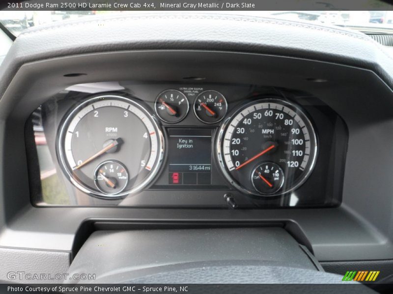  2011 Ram 2500 HD Laramie Crew Cab 4x4 Laramie Crew Cab 4x4 Gauges