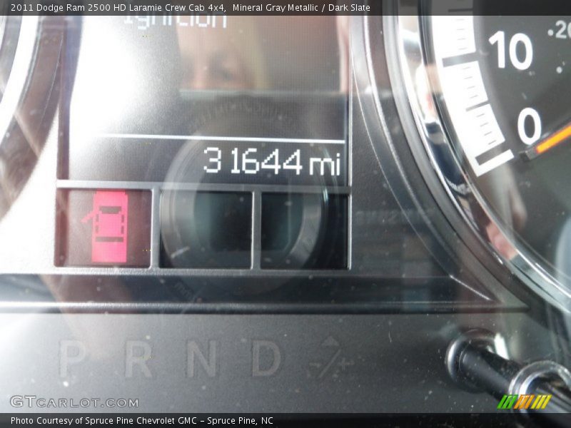 Mineral Gray Metallic / Dark Slate 2011 Dodge Ram 2500 HD Laramie Crew Cab 4x4