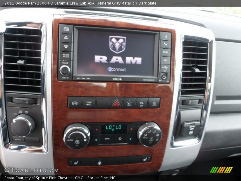 Mineral Gray Metallic / Dark Slate 2011 Dodge Ram 2500 HD Laramie Crew Cab 4x4