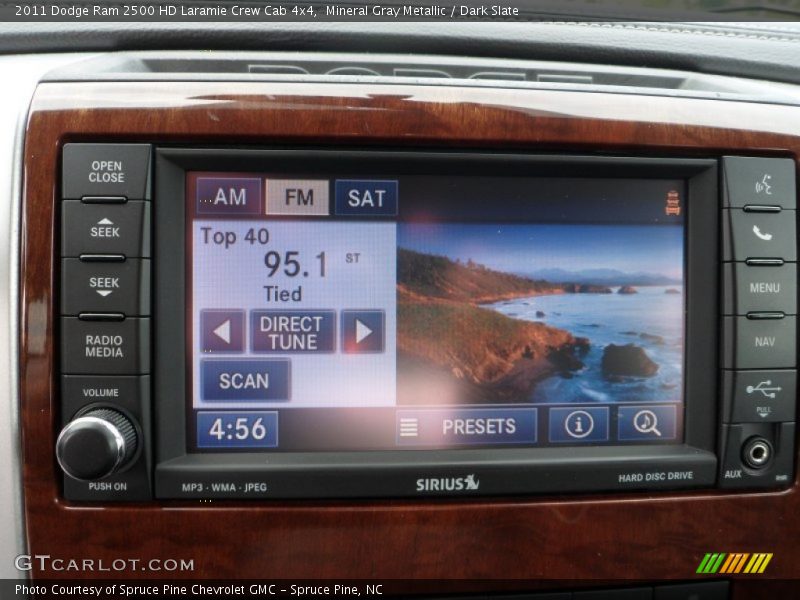Mineral Gray Metallic / Dark Slate 2011 Dodge Ram 2500 HD Laramie Crew Cab 4x4