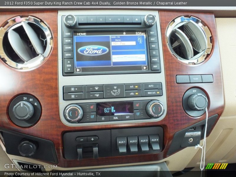 Controls of 2012 F350 Super Duty King Ranch Crew Cab 4x4 Dually