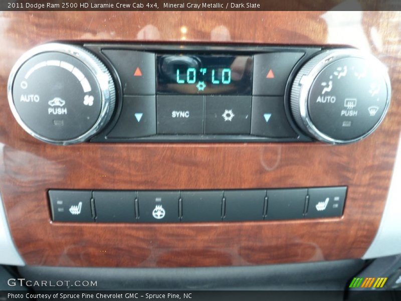 Mineral Gray Metallic / Dark Slate 2011 Dodge Ram 2500 HD Laramie Crew Cab 4x4