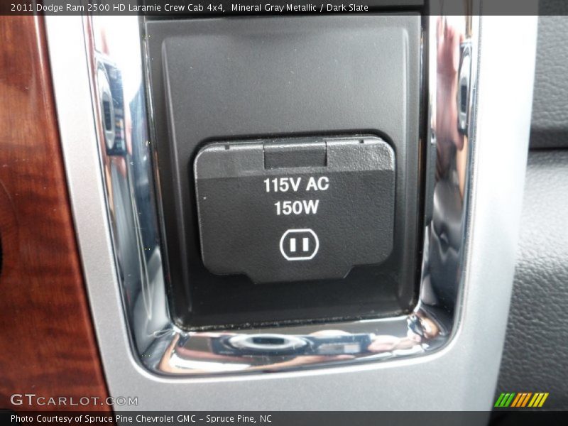 Mineral Gray Metallic / Dark Slate 2011 Dodge Ram 2500 HD Laramie Crew Cab 4x4
