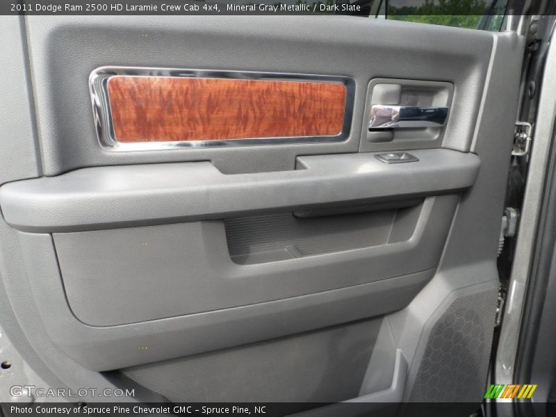 Mineral Gray Metallic / Dark Slate 2011 Dodge Ram 2500 HD Laramie Crew Cab 4x4