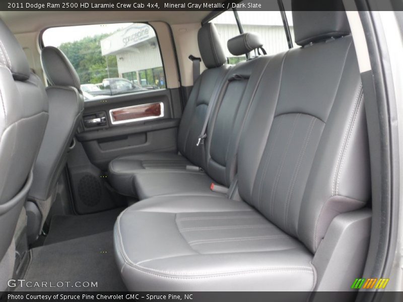 Rear Seat of 2011 Ram 2500 HD Laramie Crew Cab 4x4