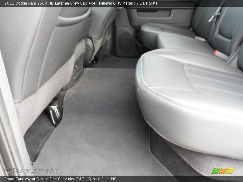 Mineral Gray Metallic / Dark Slate 2011 Dodge Ram 2500 HD Laramie Crew Cab 4x4