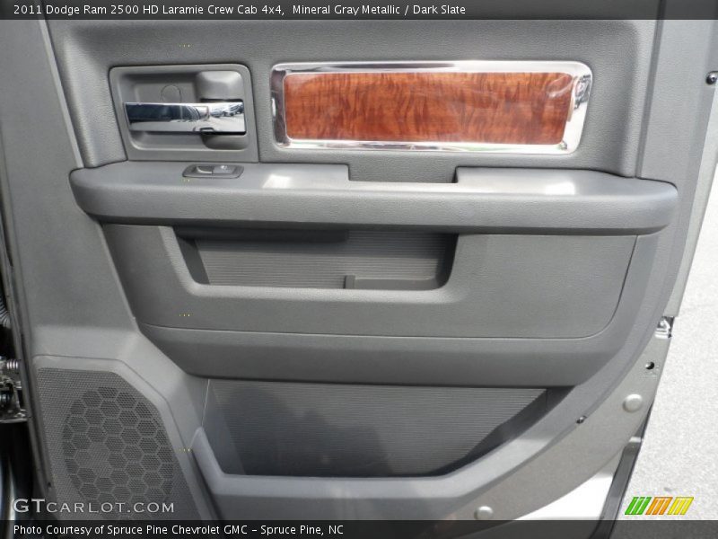 Mineral Gray Metallic / Dark Slate 2011 Dodge Ram 2500 HD Laramie Crew Cab 4x4