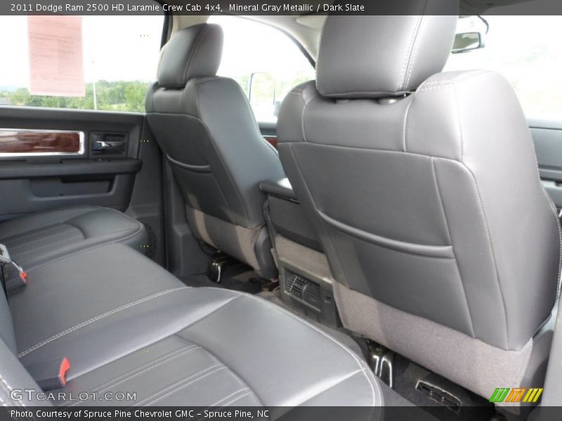 Mineral Gray Metallic / Dark Slate 2011 Dodge Ram 2500 HD Laramie Crew Cab 4x4