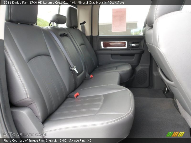 Mineral Gray Metallic / Dark Slate 2011 Dodge Ram 2500 HD Laramie Crew Cab 4x4