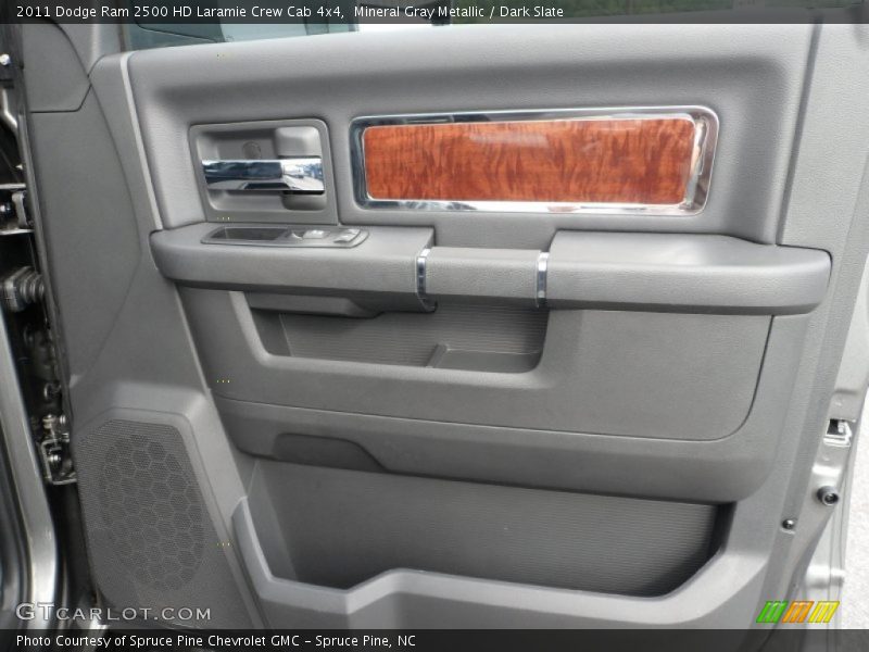 Mineral Gray Metallic / Dark Slate 2011 Dodge Ram 2500 HD Laramie Crew Cab 4x4