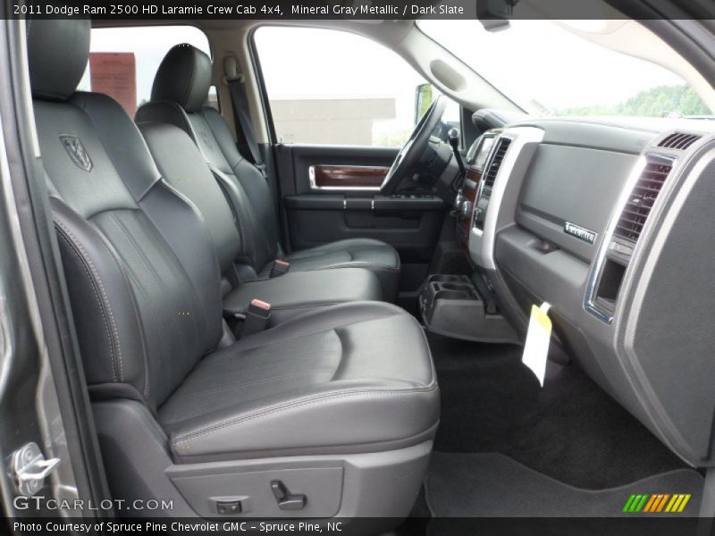 Mineral Gray Metallic / Dark Slate 2011 Dodge Ram 2500 HD Laramie Crew Cab 4x4