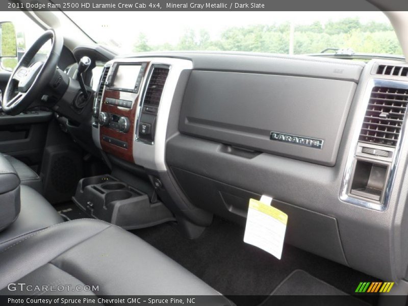 Mineral Gray Metallic / Dark Slate 2011 Dodge Ram 2500 HD Laramie Crew Cab 4x4