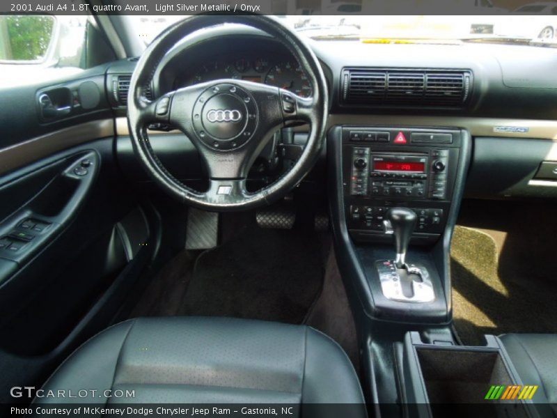 Light Silver Metallic / Onyx 2001 Audi A4 1.8T quattro Avant