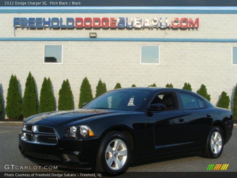 Pitch Black / Black 2012 Dodge Charger SE