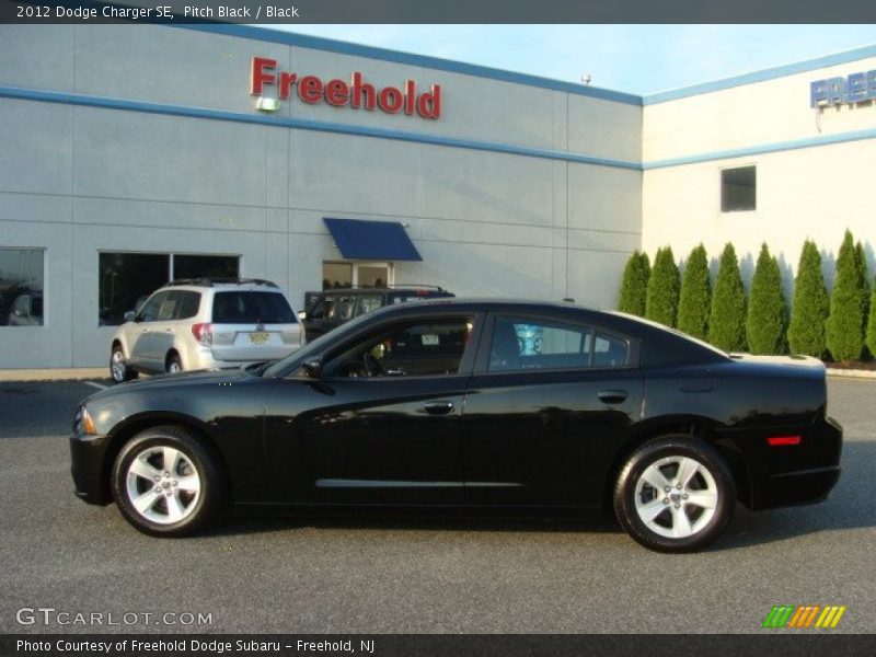 Pitch Black / Black 2012 Dodge Charger SE
