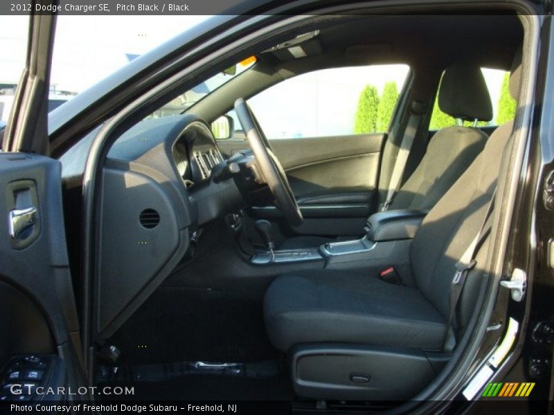Pitch Black / Black 2012 Dodge Charger SE