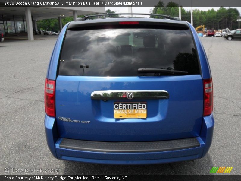 Marathon Blue Pearl / Dark Slate/Light Shale 2008 Dodge Grand Caravan SXT