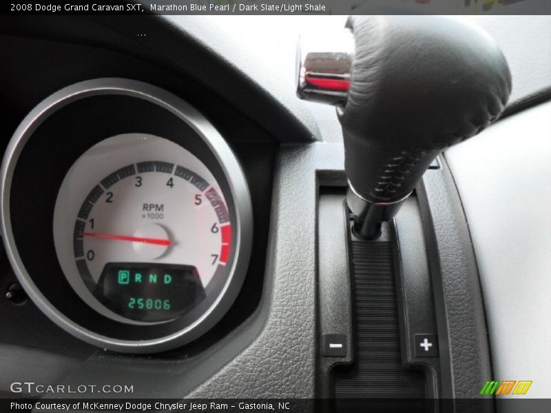 Marathon Blue Pearl / Dark Slate/Light Shale 2008 Dodge Grand Caravan SXT