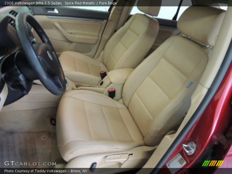 Spice Red Metallic / Pure Beige 2006 Volkswagen Jetta 2.5 Sedan