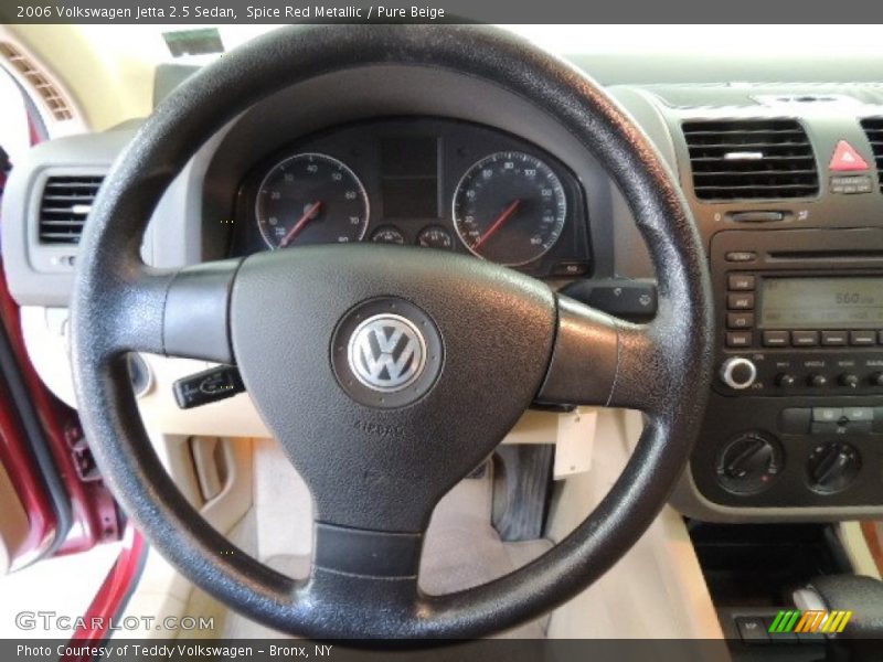 Spice Red Metallic / Pure Beige 2006 Volkswagen Jetta 2.5 Sedan