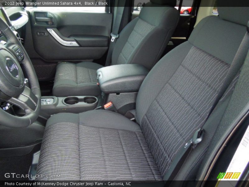Black / Black 2012 Jeep Wrangler Unlimited Sahara 4x4