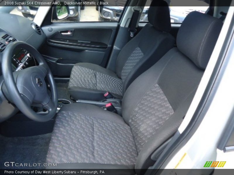 Front Seat of 2008 SX4 Crossover AWD