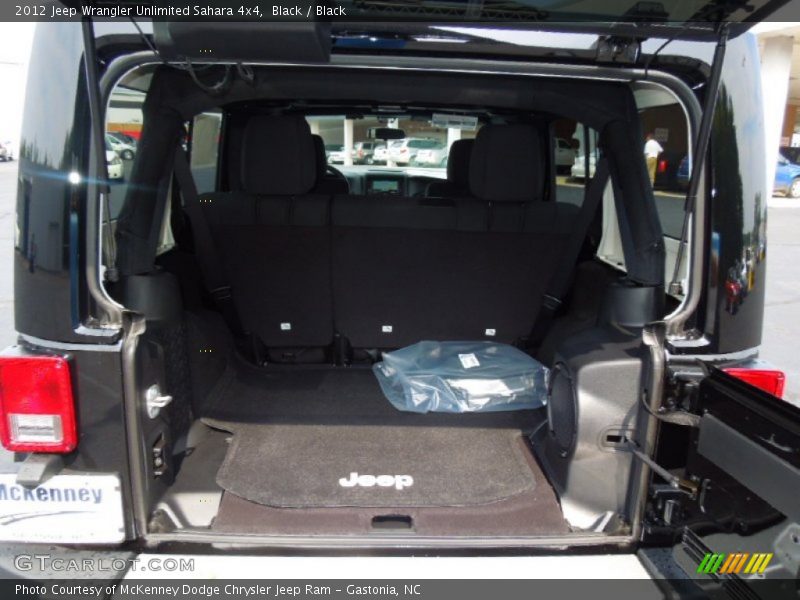 Black / Black 2012 Jeep Wrangler Unlimited Sahara 4x4