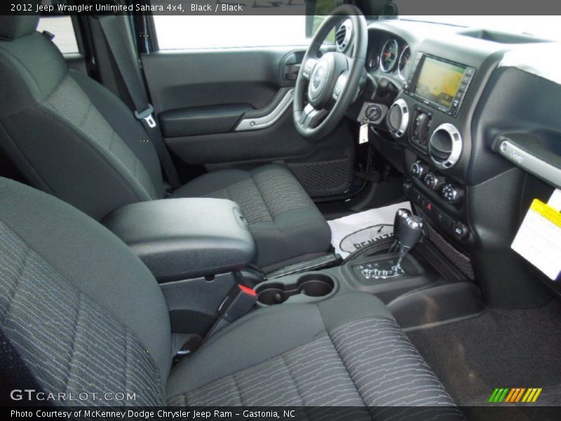 Black / Black 2012 Jeep Wrangler Unlimited Sahara 4x4