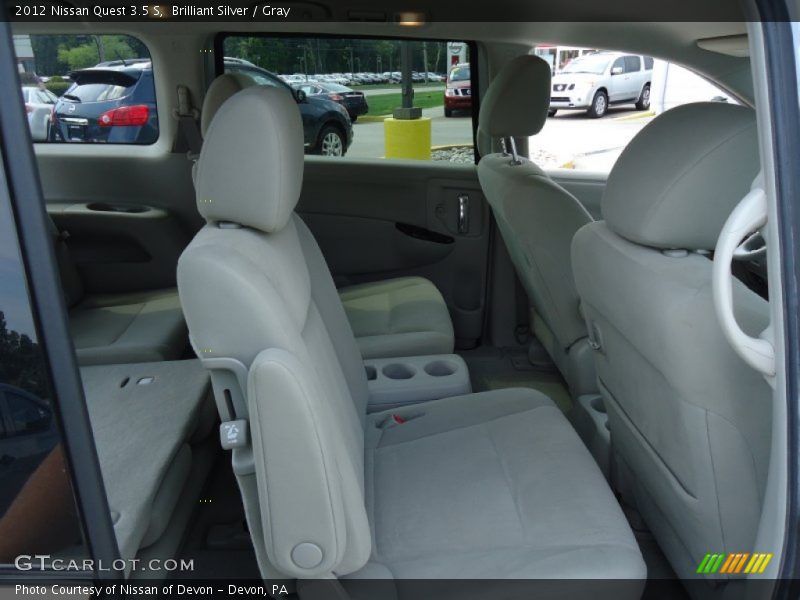 Brilliant Silver / Gray 2012 Nissan Quest 3.5 S