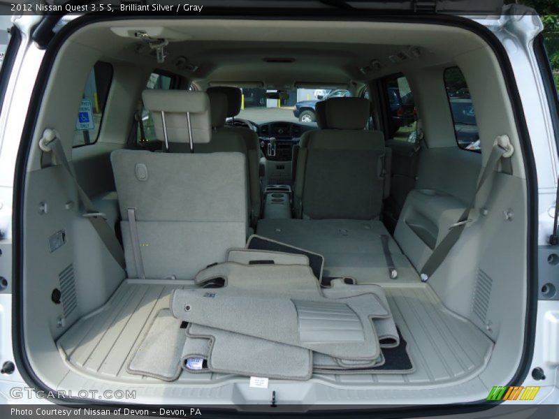 Brilliant Silver / Gray 2012 Nissan Quest 3.5 S