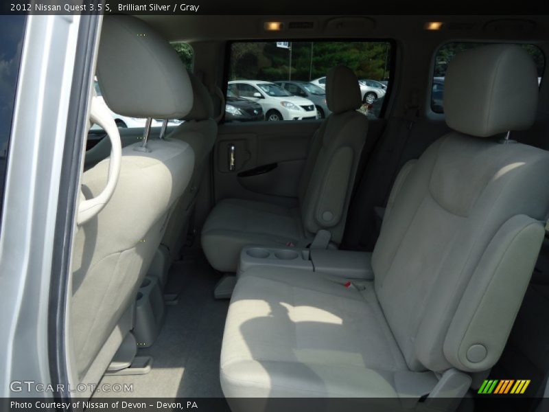 Brilliant Silver / Gray 2012 Nissan Quest 3.5 S