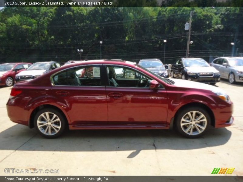 Venetian Red Pearl / Black 2013 Subaru Legacy 2.5i Limited