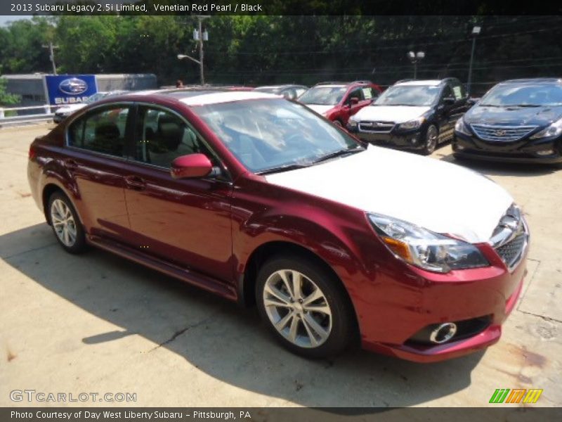 Venetian Red Pearl / Black 2013 Subaru Legacy 2.5i Limited