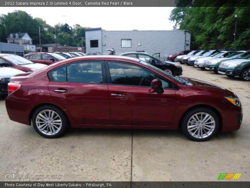 Camellia Red Pearl / Black 2012 Subaru Impreza 2.0i Limited 4 Door