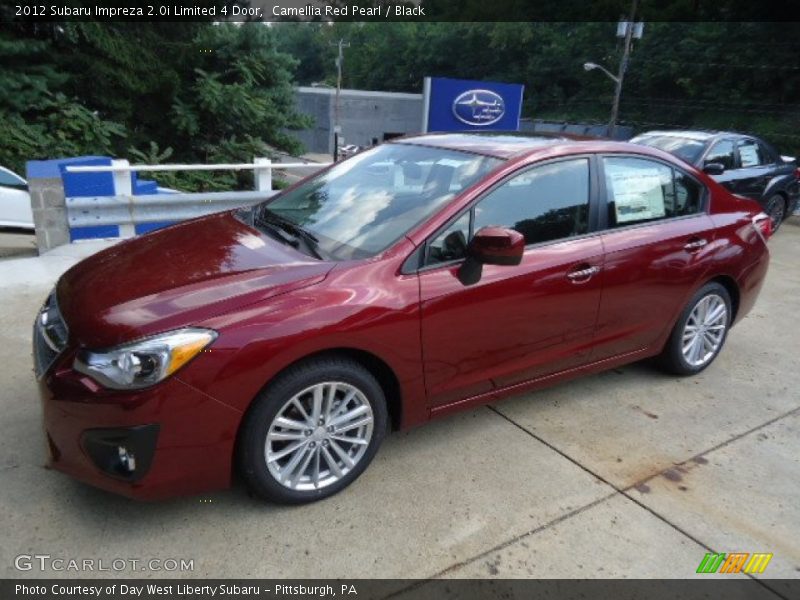 Camellia Red Pearl / Black 2012 Subaru Impreza 2.0i Limited 4 Door