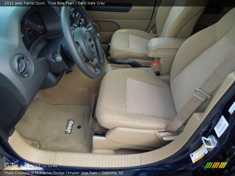 True Blue Pearl / Dark Slate Gray 2013 Jeep Patriot Sport