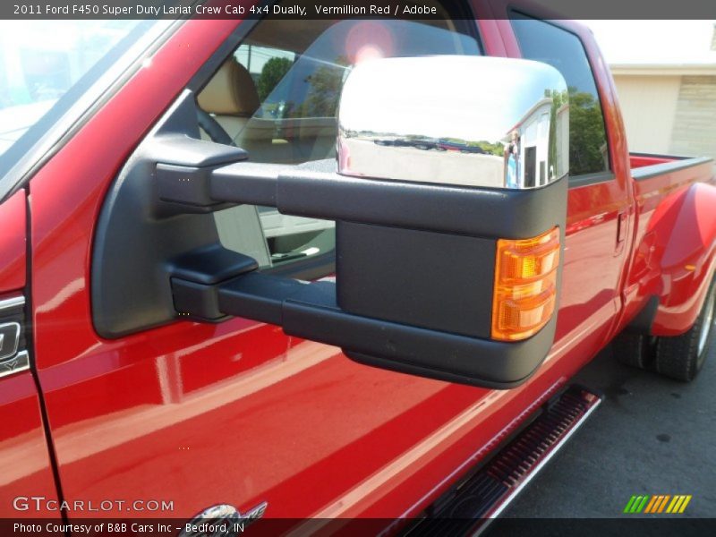 Vermillion Red / Adobe 2011 Ford F450 Super Duty Lariat Crew Cab 4x4 Dually