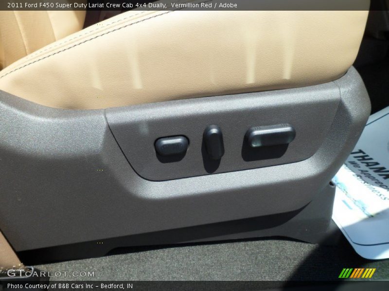 Front Seat of 2011 F450 Super Duty Lariat Crew Cab 4x4 Dually