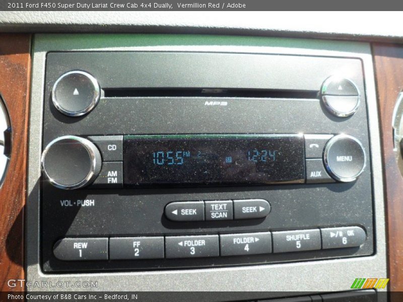 Controls of 2011 F450 Super Duty Lariat Crew Cab 4x4 Dually