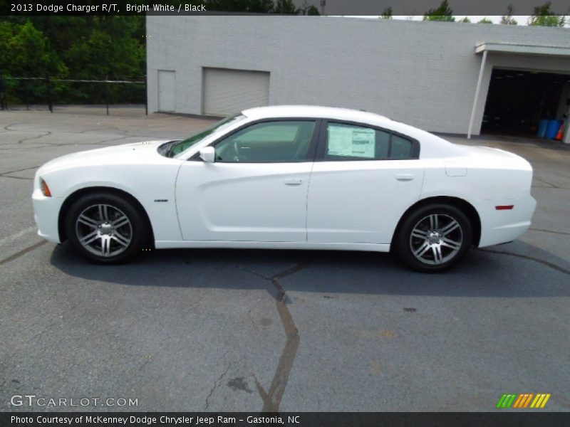Bright White / Black 2013 Dodge Charger R/T