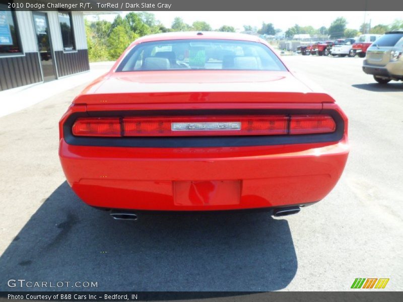 TorRed / Dark Slate Gray 2010 Dodge Challenger R/T